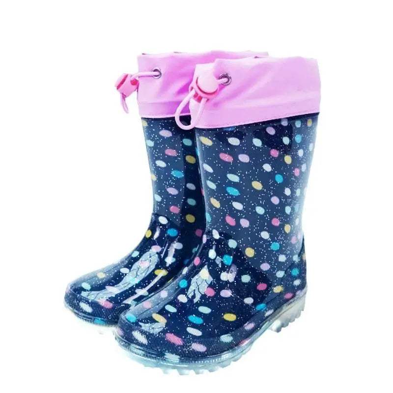  Waterproof Rain Boots Kids Polka Dot Pink Toyland EU -  ToylandEU™