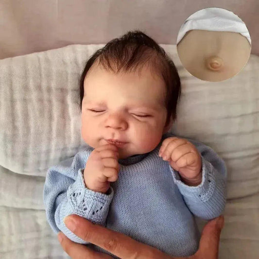  Waterproof Reborn Baby Doll Rooted Hair Silicone Vinyl -  ToylandEU™
