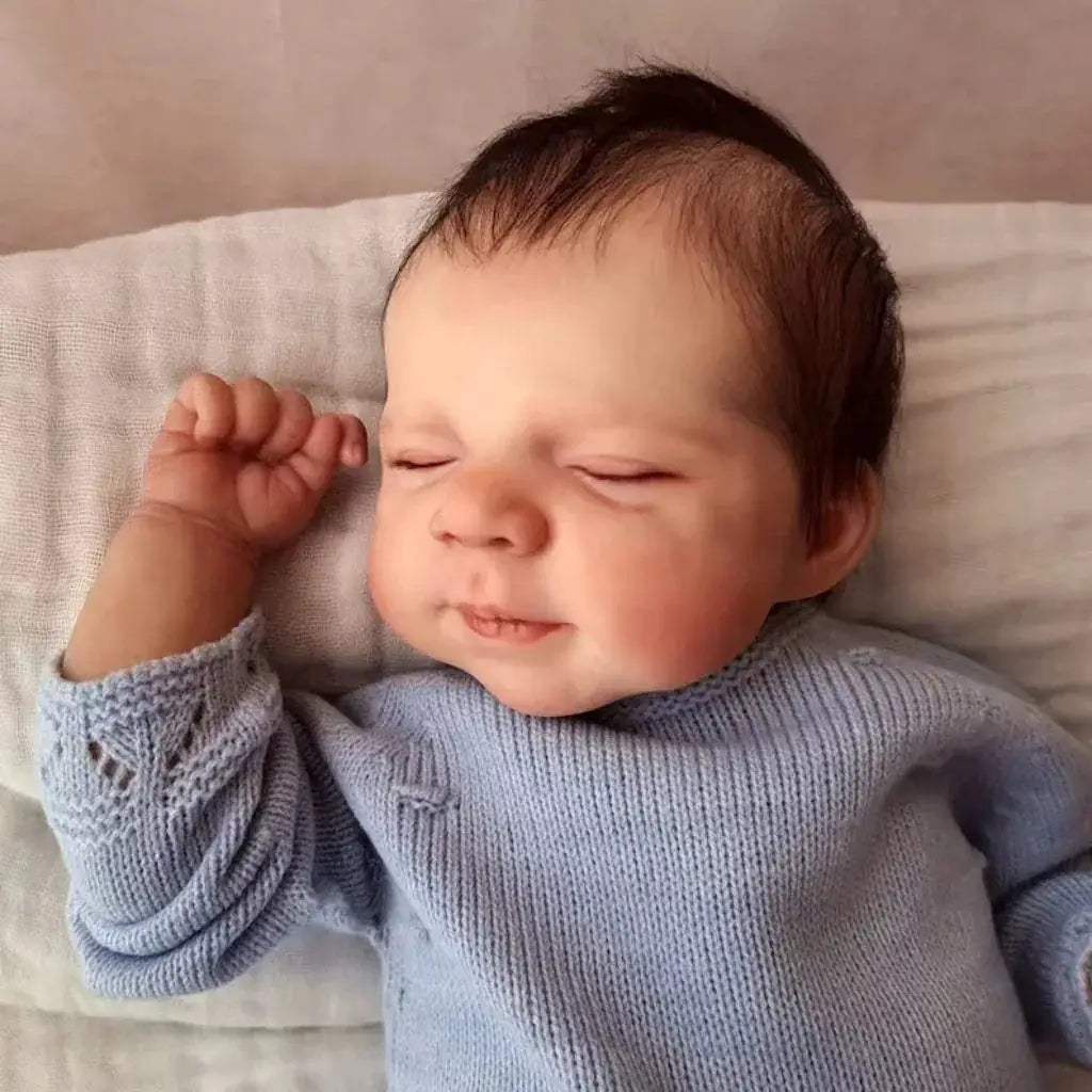 Waterproof Reborn Baby Doll With Rooted Hair Silicone Vinyl - ToylandEU