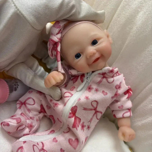  Waterproof Silicone Reborn Doll 20cm Soft Mini Girl -  ToylandEU™