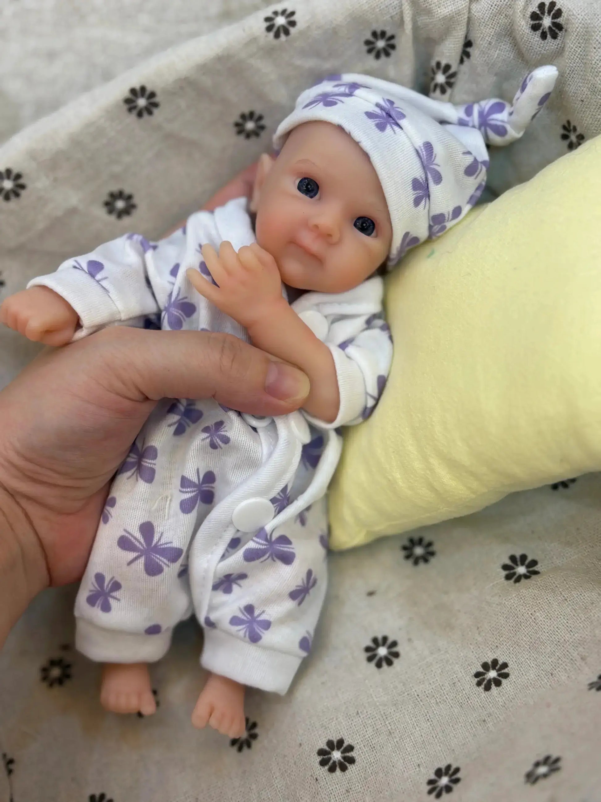 Waterproof Silicone Reborn Doll 20cm Soft Mini Girl - ToylandEU
