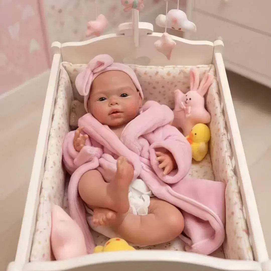 Waterproof Silicone Reborn Dolls 43cm Open Mouth Baby - ToylandEU