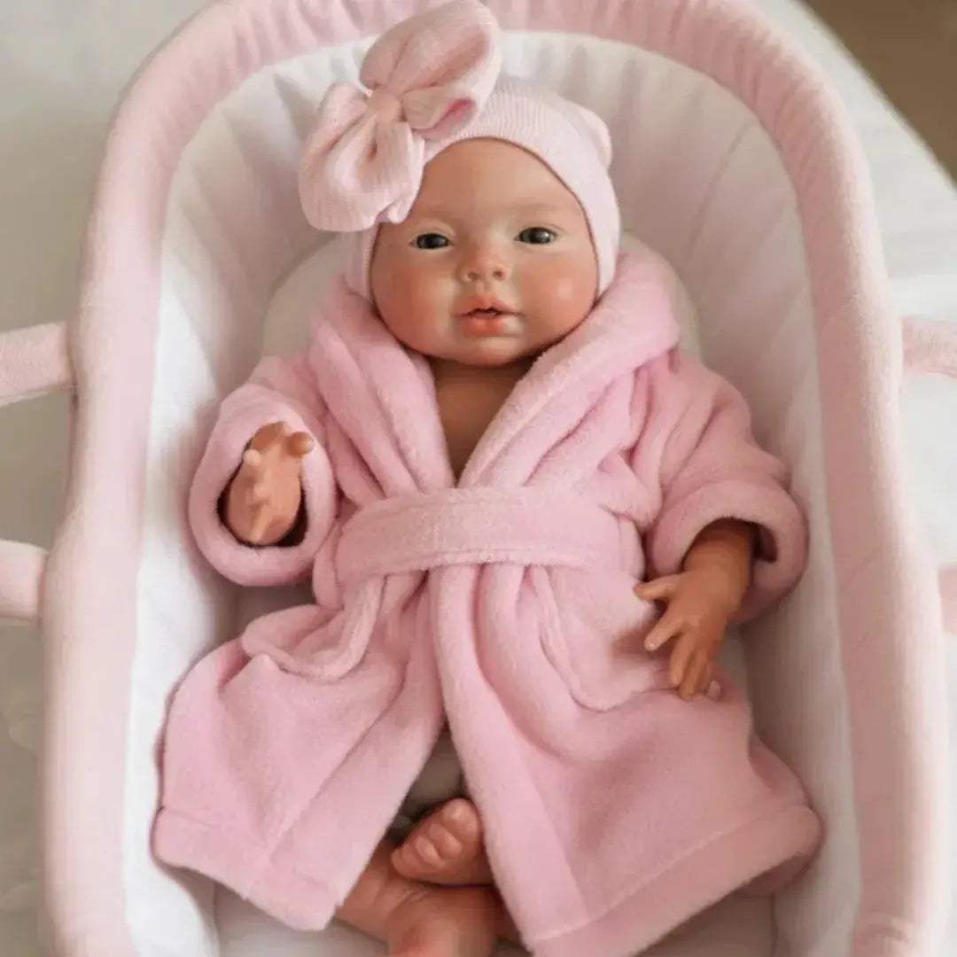 Waterproof Silicone Reborn Dolls 43cm Open Mouth Baby - ToylandEU