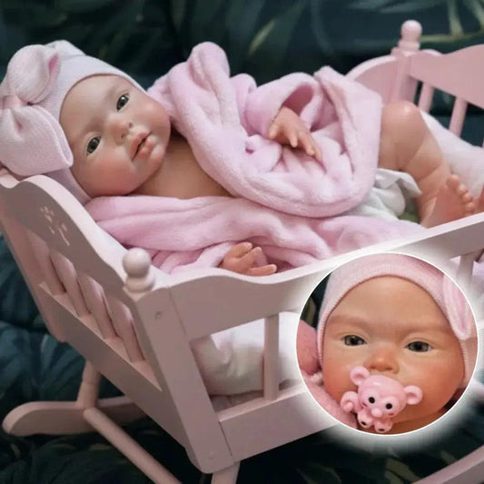  Waterproof Silicone Reborn Dolls Open Mouth Baby Soft -  ToylandEU™