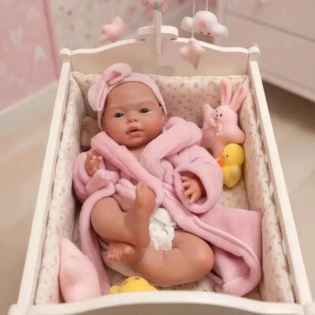  Waterproof Silicone Reborn Dolls Open Mouth Baby Soft -  ToylandEU™