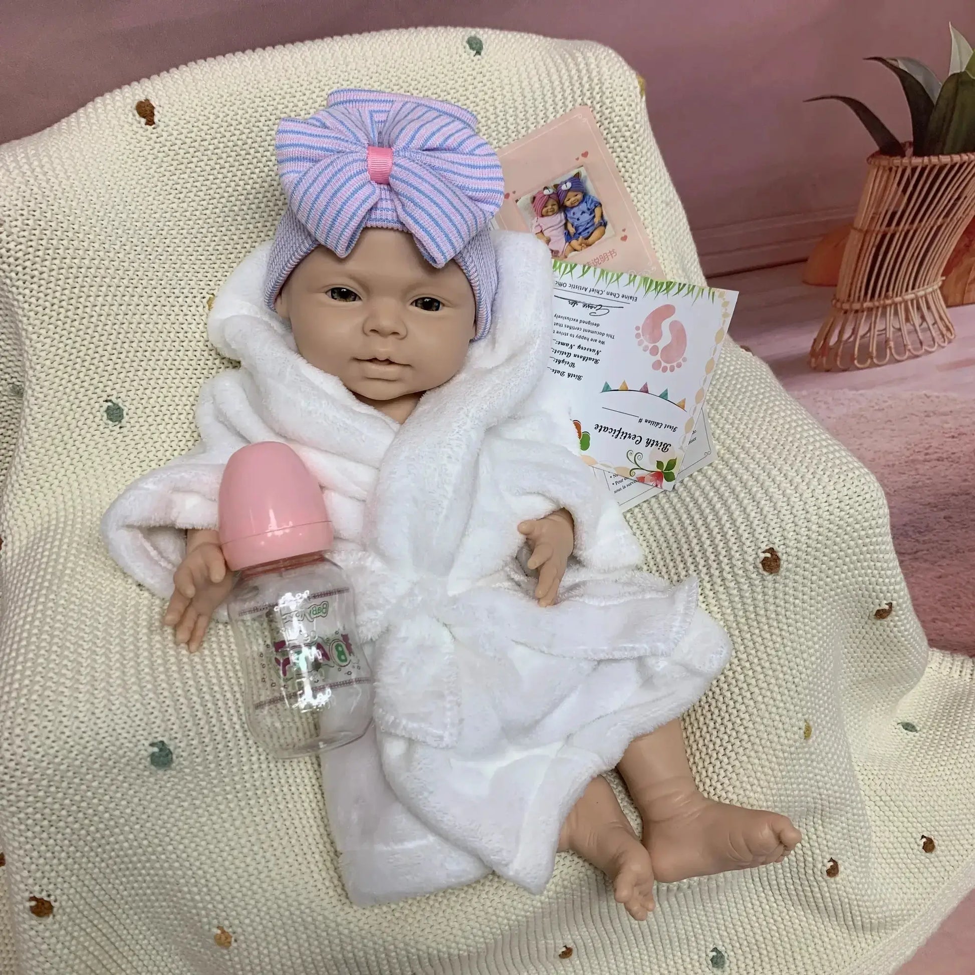 Waterproof Silicone Reborn Dolls Open Mouth Baby Soft -  ToylandEU™