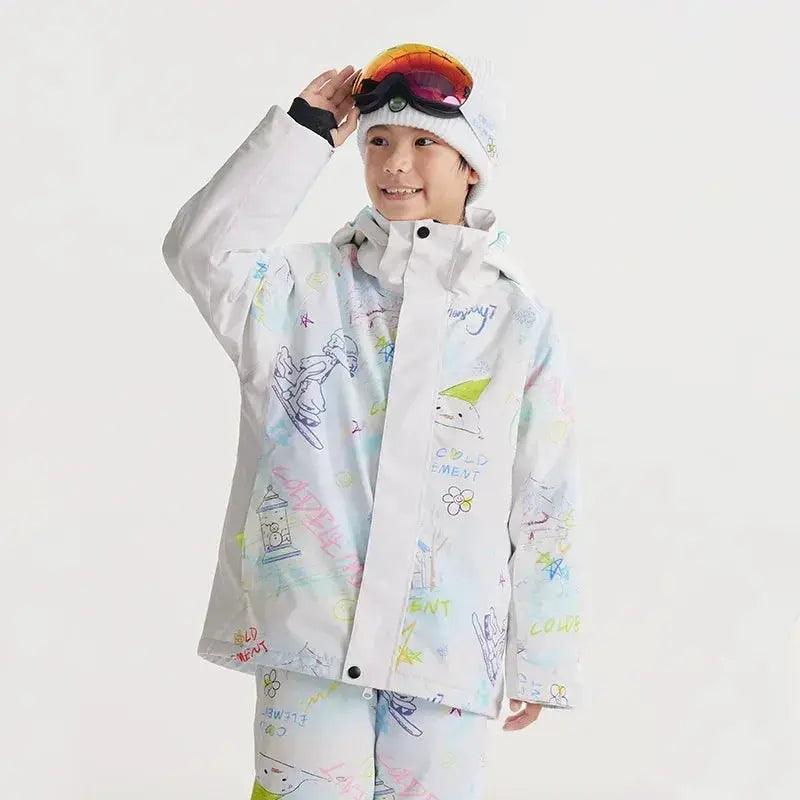  Waterproof Ski Suit For Girls Snow Jacket And Pants Set -  ToylandEU™