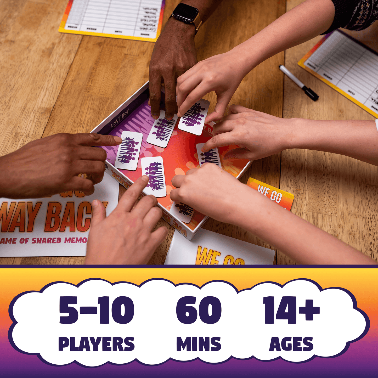 We Go Way Back Party Game Clue From Shared History Fun