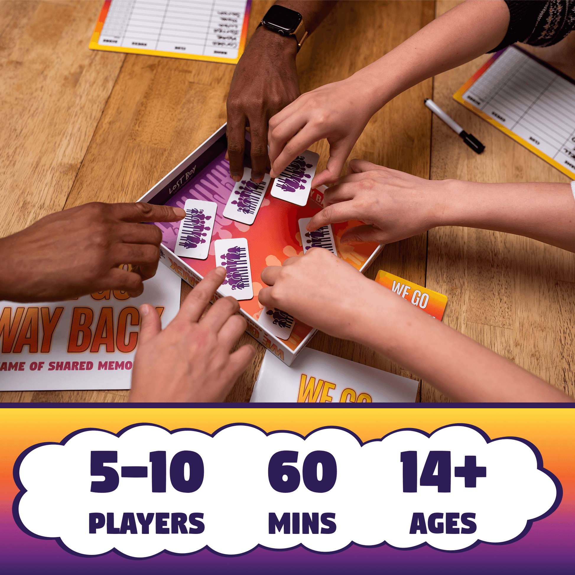We Go Way Back Party Game Clue From Shared History Fun
