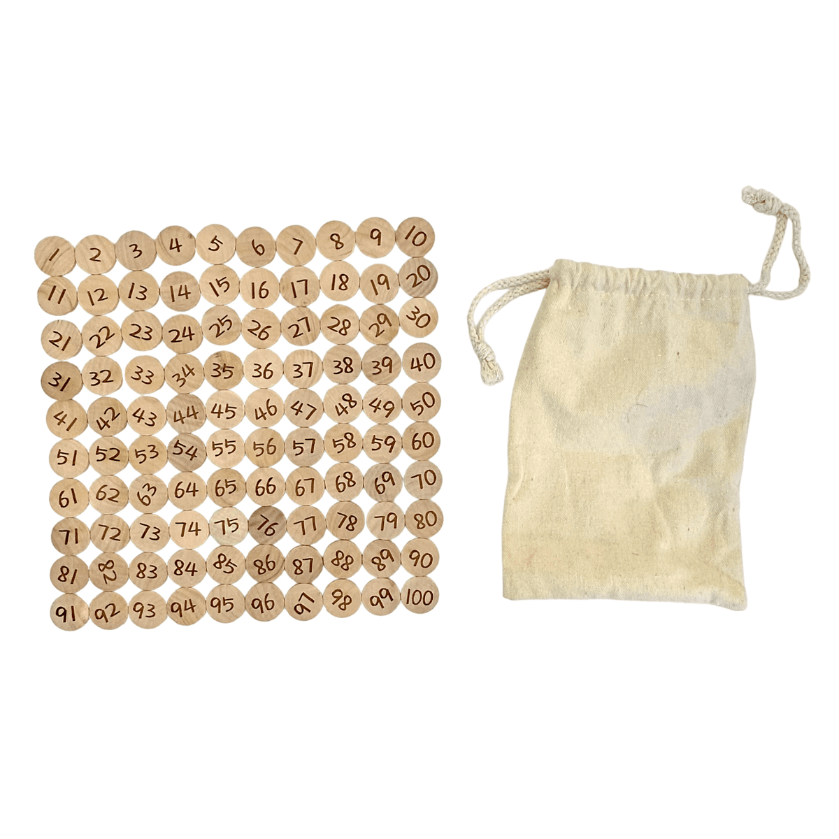 Wooden Hundreds Frame | Counting Sorting Board | Early Math Learning Kit