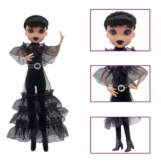 Wednesday Addams Doll Cute Action 30cm BJD Room Decor - ToylandEU
