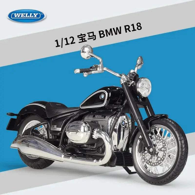 Welly 1 12 BMW R18 Diecast Motorcycle Model Collectible Gift - ToylandEU