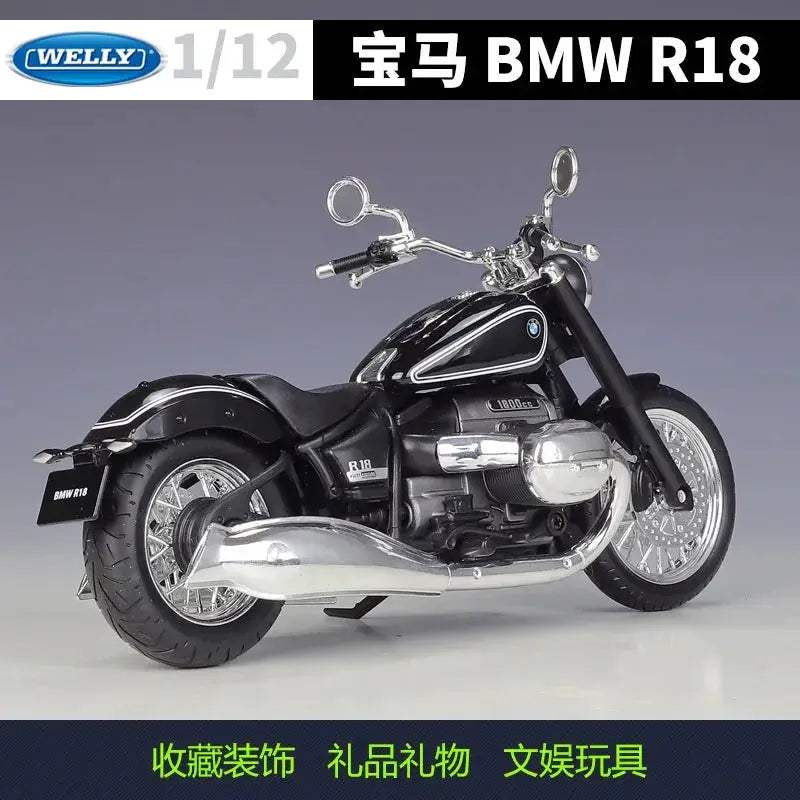 Welly 1 12 BMW R18 Diecast Motorcycle Model Collectible Gift - ToylandEU