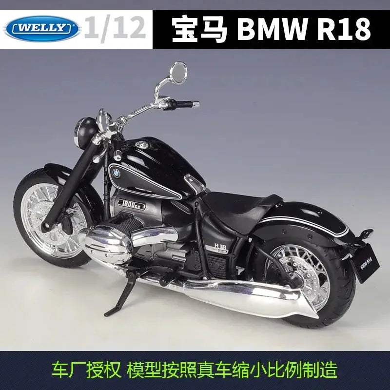 Welly 1 12 BMW R18 Diecast Motorcycle Model Collectible Gift - ToylandEU