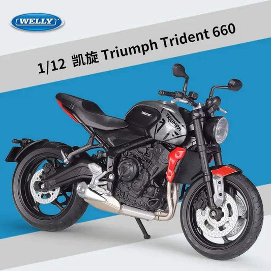 Welly 1:12 Triumph Trident 660 Premium Diecast Alloy Motorcycle Model - ToylandEU