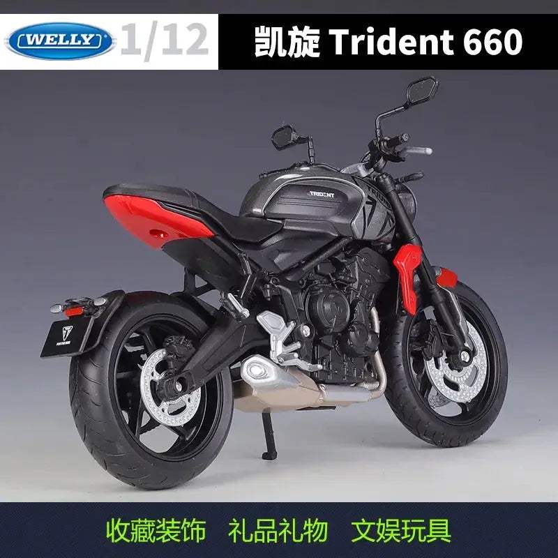 Welly 1:12 Triumph Trident 660 Premium Diecast Alloy Motorcycle Model - ToylandEU