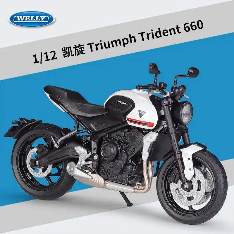 Welly 1:12 Triumph Trident 660 Premium Diecast Alloy Motorcycle Model - ToylandEU
