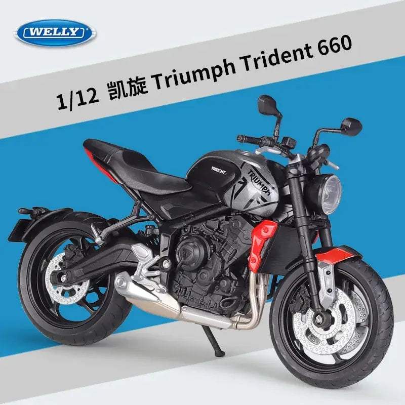 Welly 1:12 Triumph Trident 660 Premium Diecast Alloy Motorcycle Model - ToylandEU