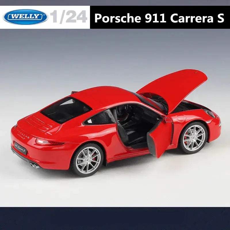 Welly 1to24 Porsche 911 Diecast Alloy Model Car Collectible Gift - ToylandEU
