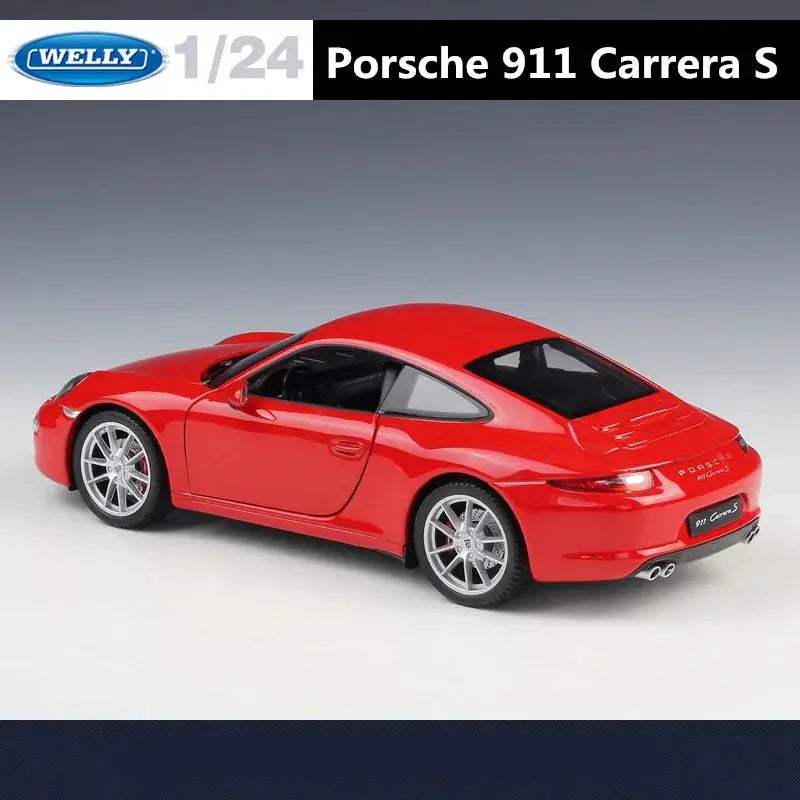 Welly 1to24 Porsche 911 Diecast Alloy Model Car Collectible Gift - ToylandEU
