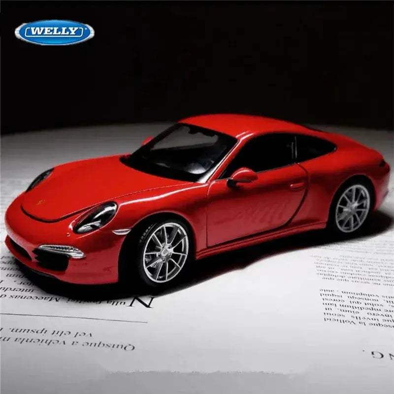 Welly 1to24 Porsche 911 Diecast Alloy Model Car Collectible Gift - ToylandEU