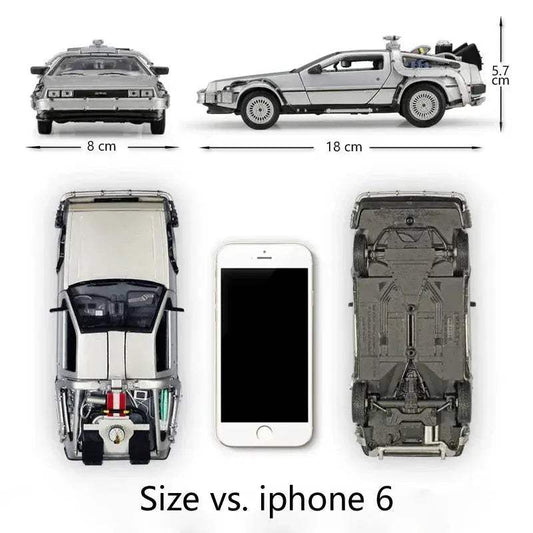 Welly Diecast DeLorean Model Car 124 Scale Collectible Gift - ToylandEU
