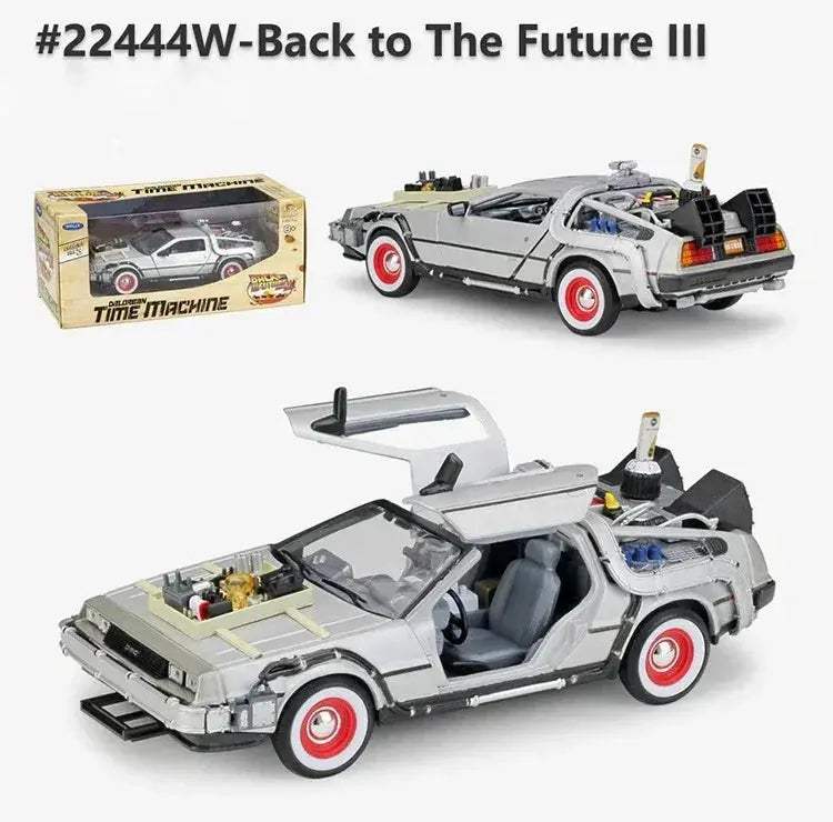Welly Diecast DeLorean Model Car 124 Scale Collectible Gift - ToylandEU