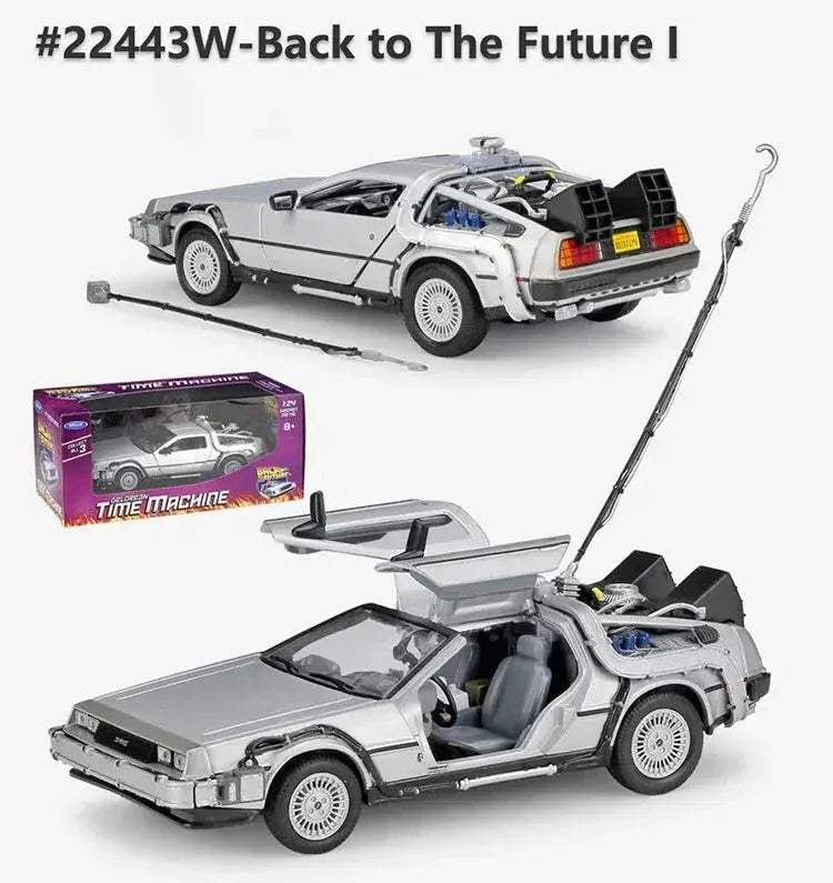 Welly Diecast DeLorean Model Car 124 Scale Collectible Gift - ToylandEU