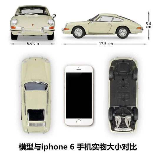 Welly Porsche 1964 Diecast Alloy Model Car Collectible - ToylandEU