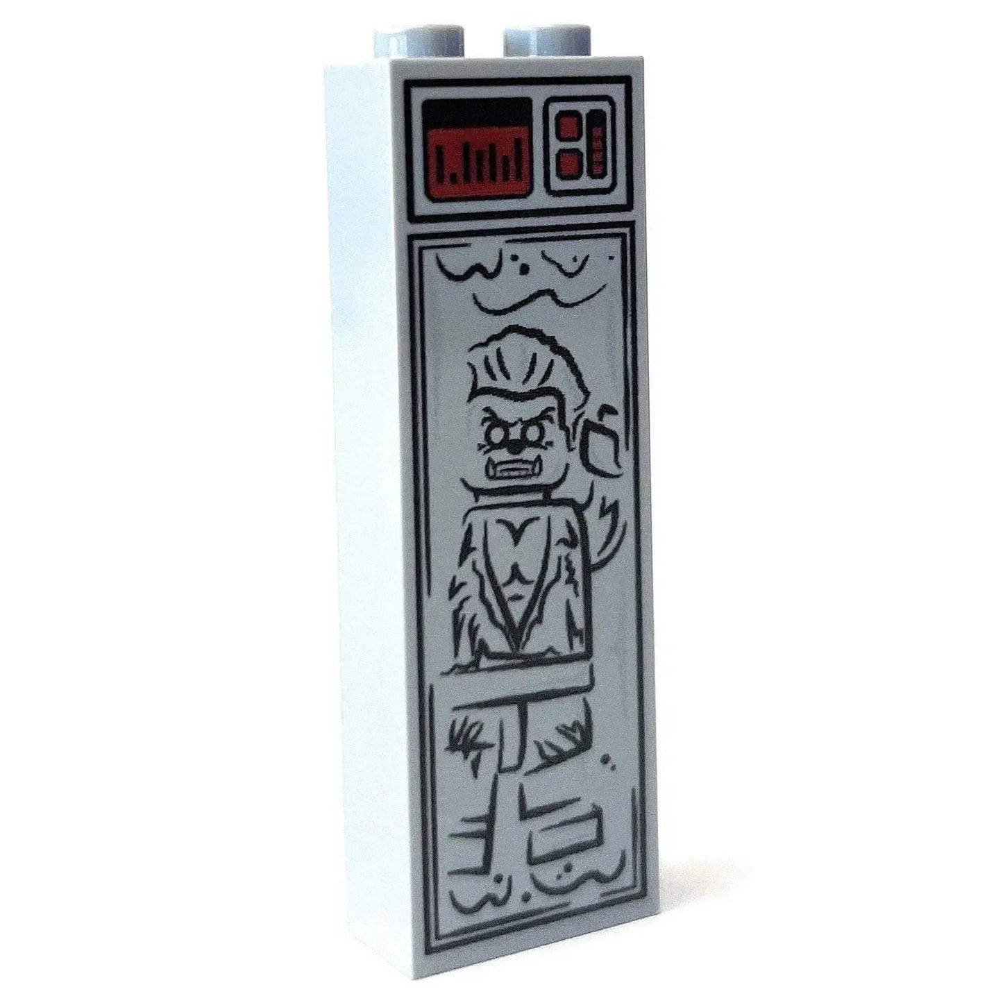 Werewolf In Carbonite LEGO Brick 1x2x5 Custom Print - ToylandEU