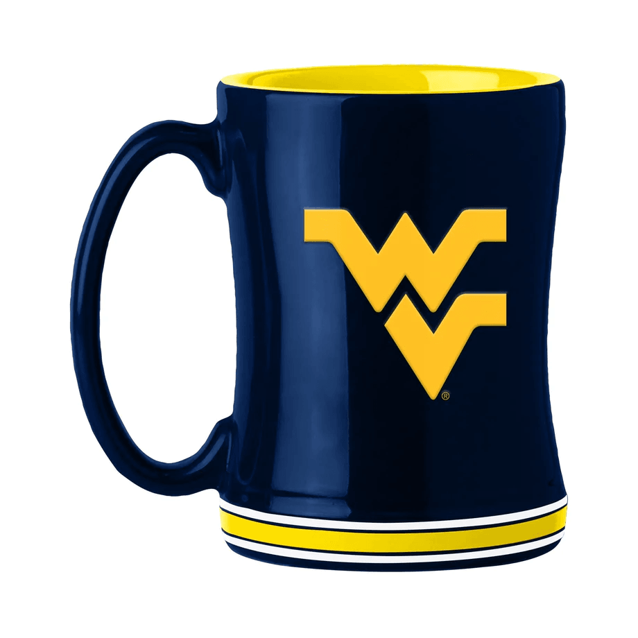 West Virginia Mountaineers 14oz Sculpted Relief Coffee Mug - ToylandEU