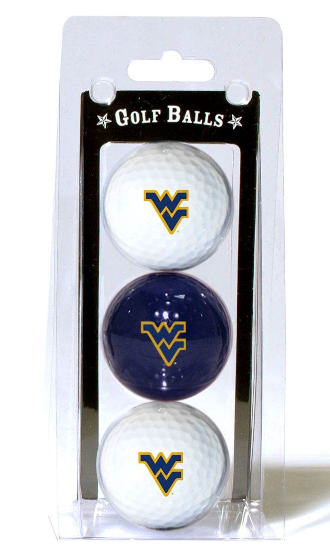 West Virginia Mountaineers 3 Pack Golf Balls Team Golf - ToylandEU