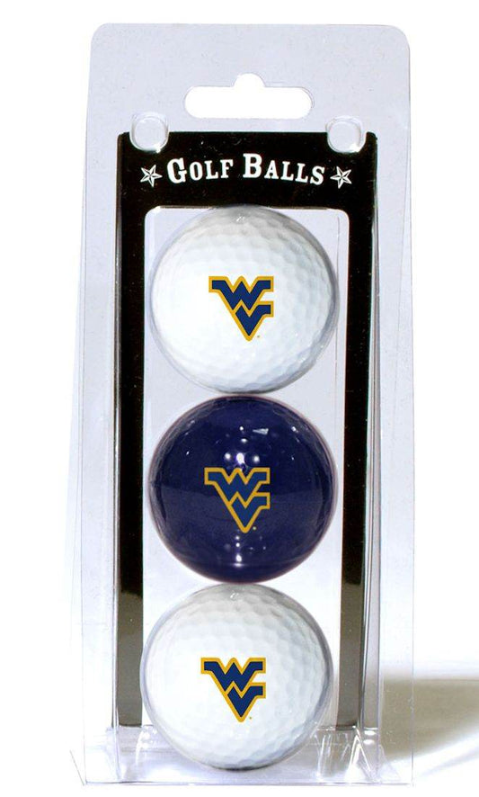 West Virginia Mountaineers 3 Pack Golf Balls Team Golf - ToylandEU