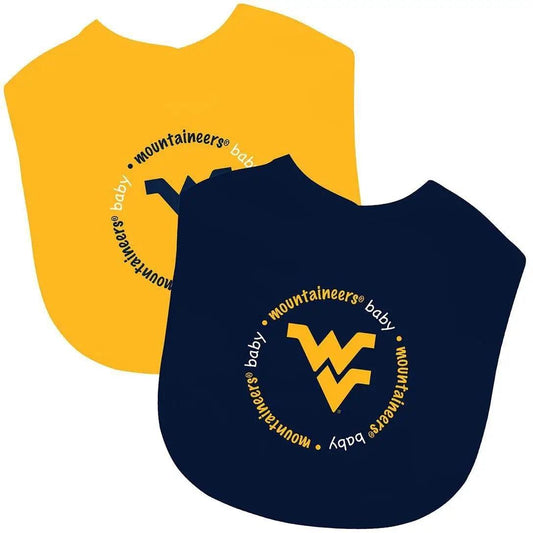  West Virginia Mountaineers Baby Bibs 2 Pack Unisex -  ToylandEU™