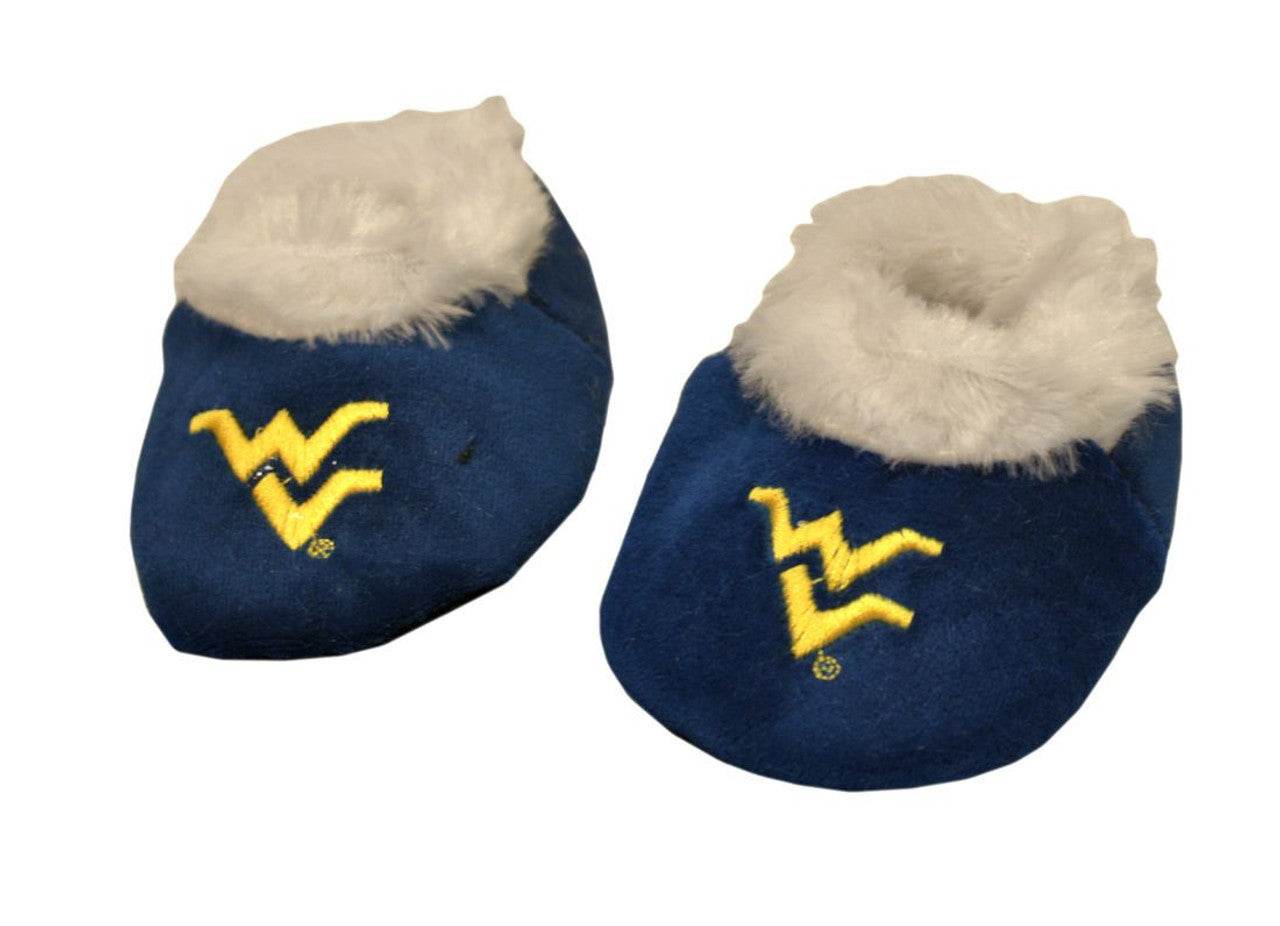 West Virginia Mountaineers Baby Slipper Bootie 3-6 Months M - ToylandEU