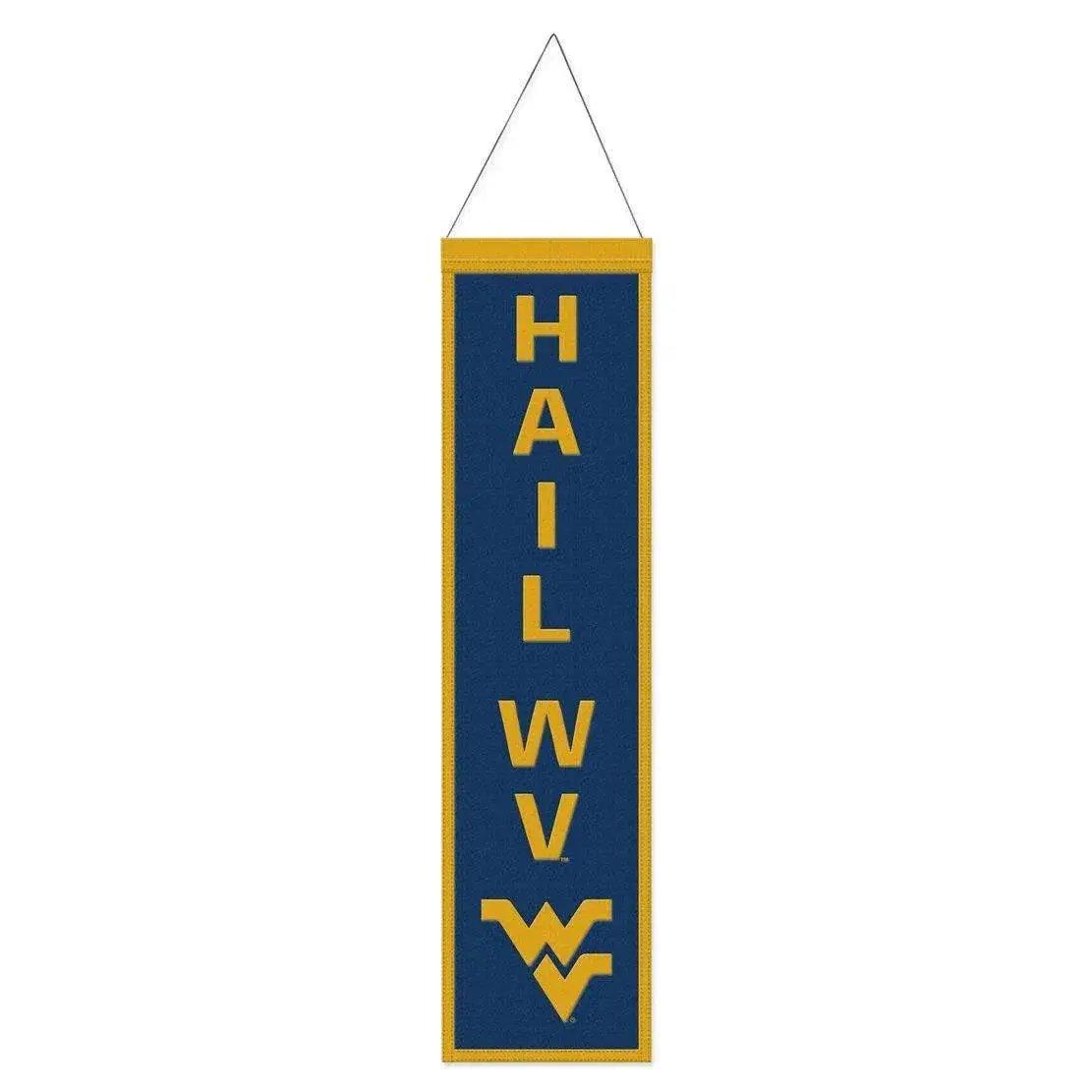  West Virginia Mountaineers Banner Wool 8x32 Heritage Slogan -  ToylandEU™