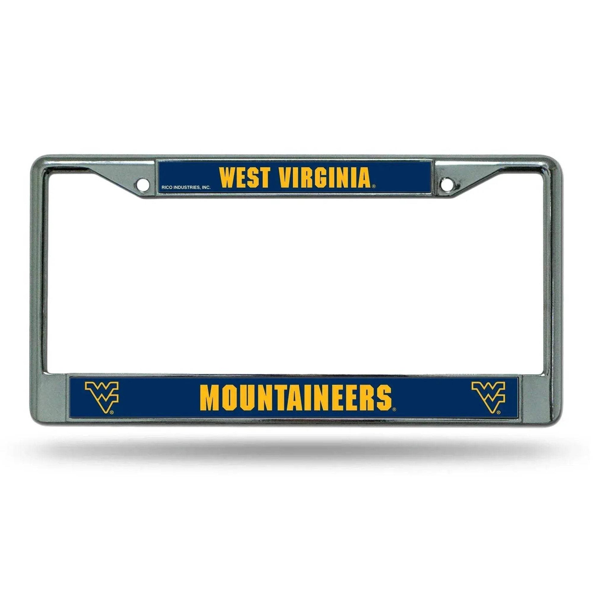  West Virginia Mountaineers Chrome License Plate Frame -  ToylandEU™