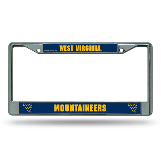 West Virginia Mountaineers Chrome License Plate Frame - ToylandEU