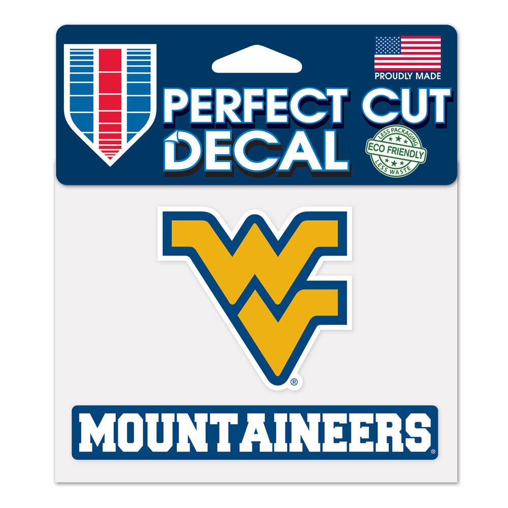 West Virginia Mountaineers Decal Perfect Cut Color 4.5x5.75 - ToylandEU
