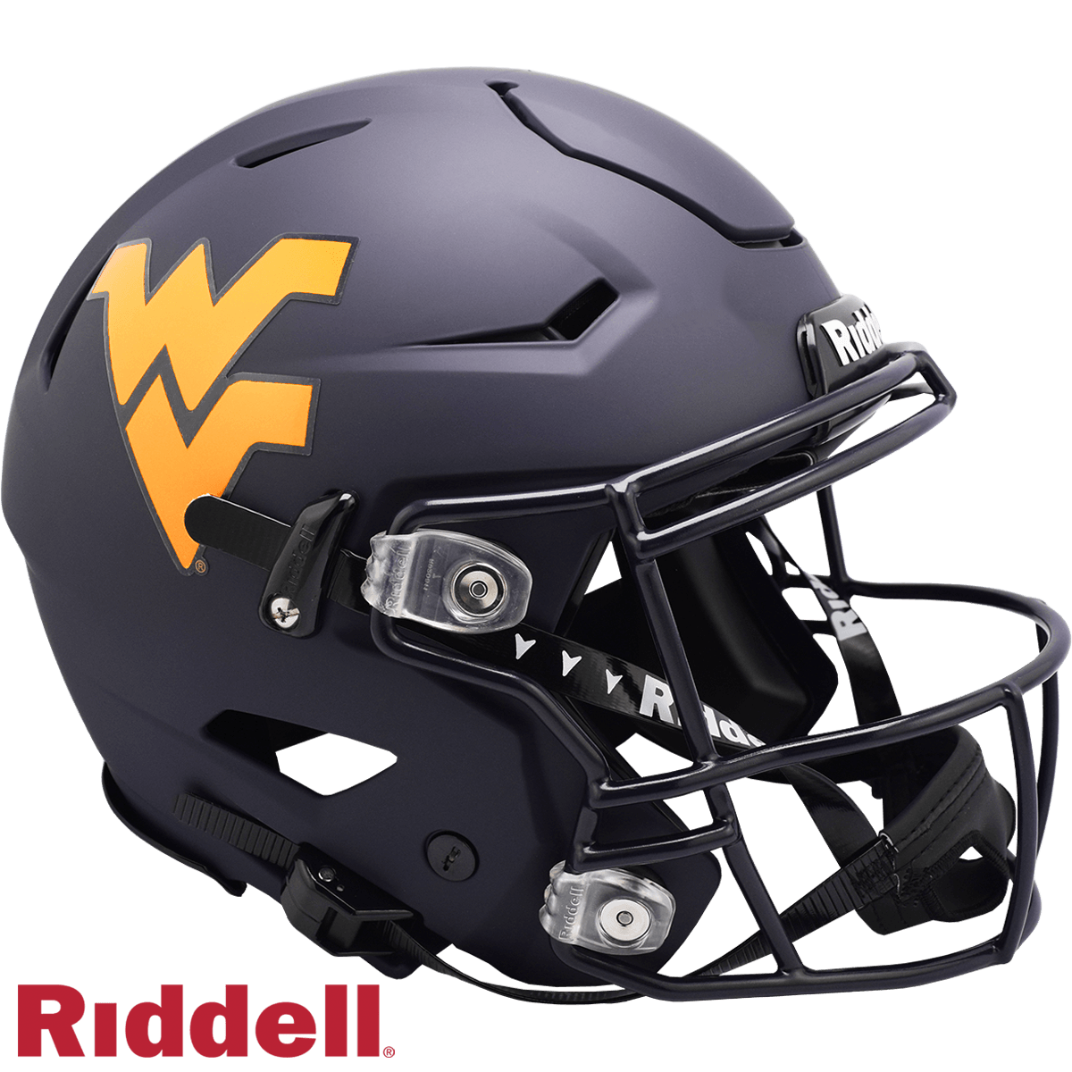 West Virginia Mountaineers Full Size SpeedFlex Helmet Satin - ToylandEU
