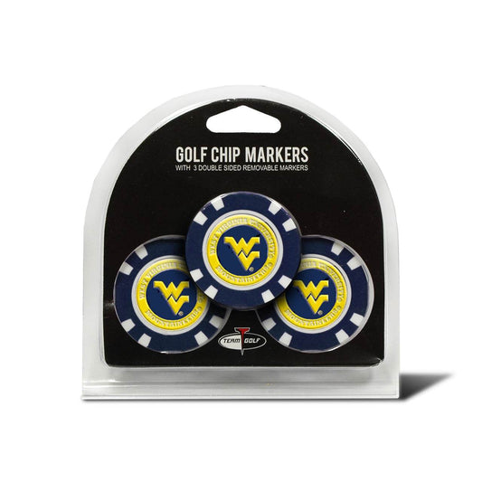 West Virginia Mountaineers Golf Chip And Marker 3 Pack - ToylandEU