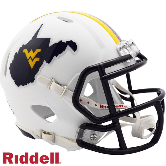 West Virginia Mountaineers Helmet Riddell Mini Speed - ToylandEU