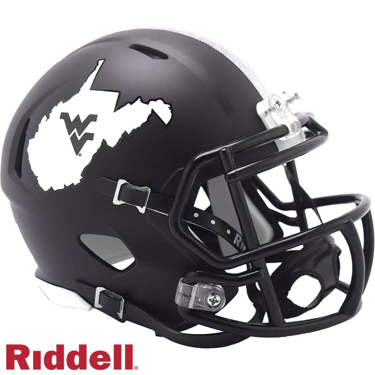 West Virginia Mountaineers Helmet Riddell Mini Speed - ToylandEU