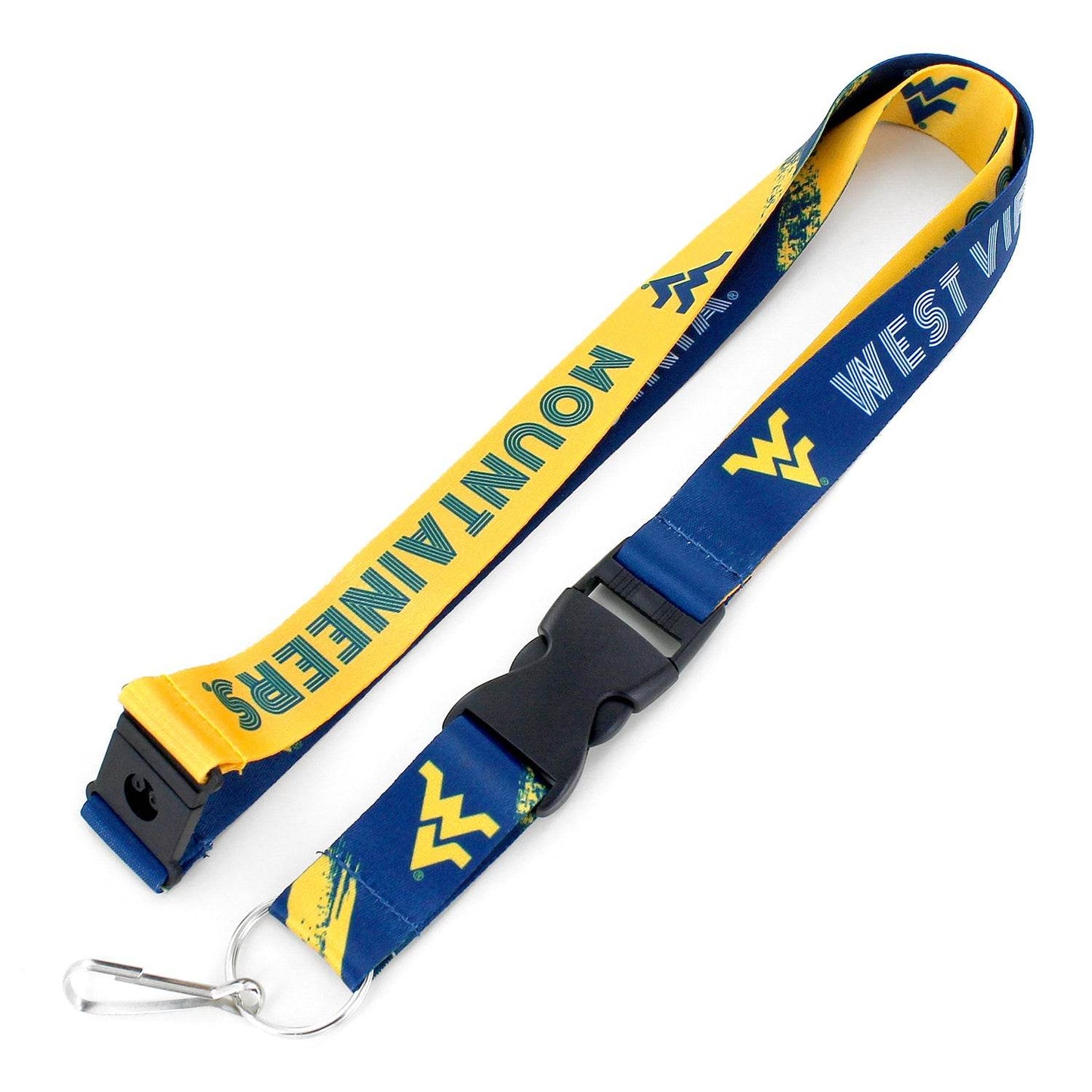 West Virginia Mountaineers Lanyard Crossfade Design - ToylandEU