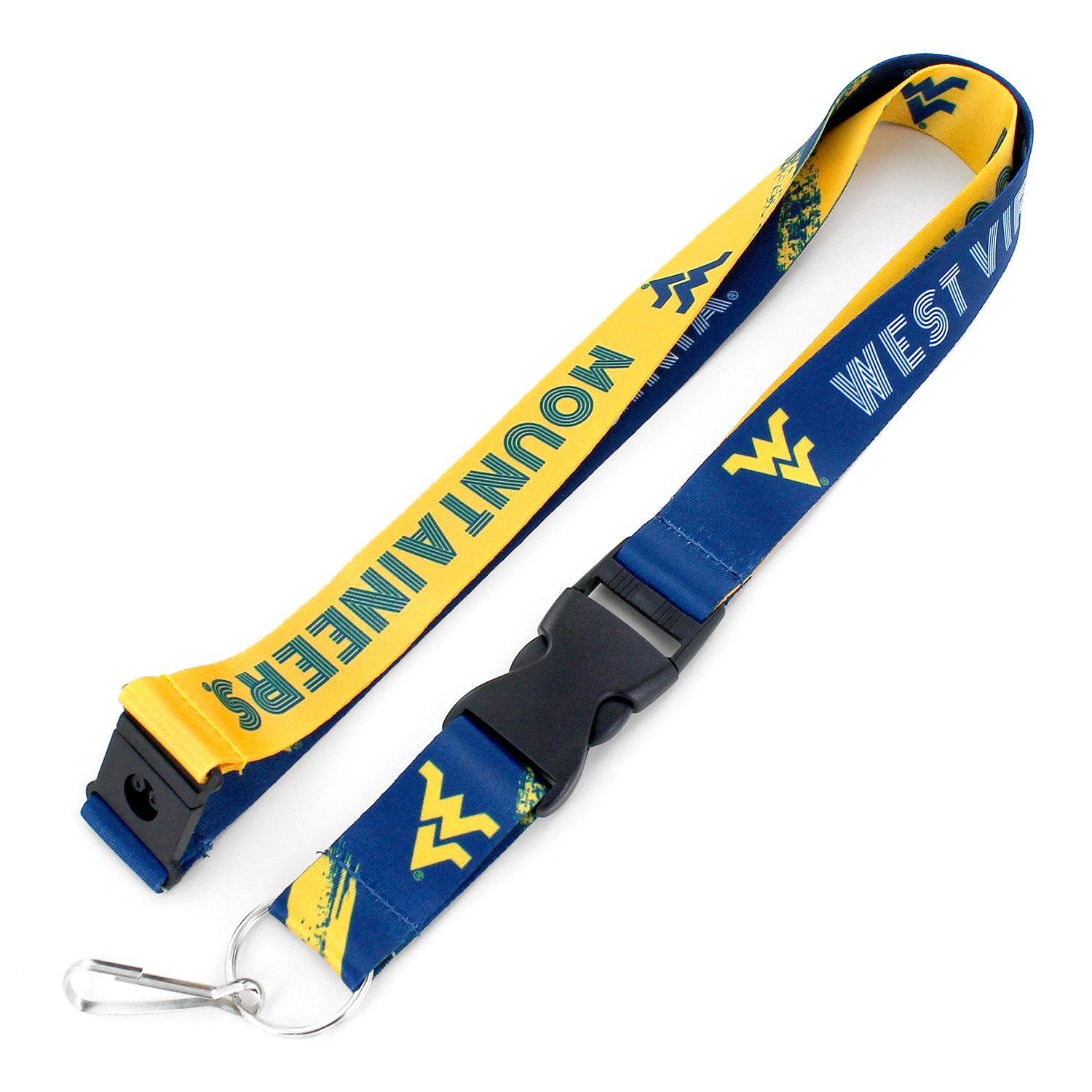 West Virginia Mountaineers Lanyard Crossfade Design - ToylandEU