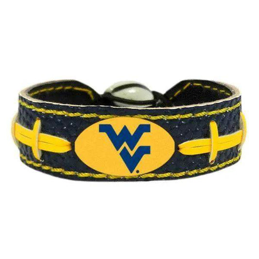  West Virginia Mountaineers Leather Bracelet Team Color -  ToylandEU™