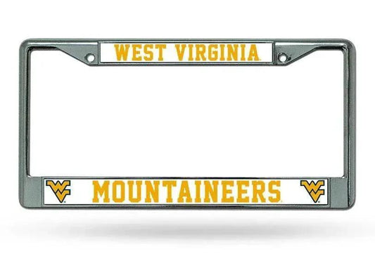  West Virginia Mountaineers License Plate Frame Chrome -  ToylandEU™