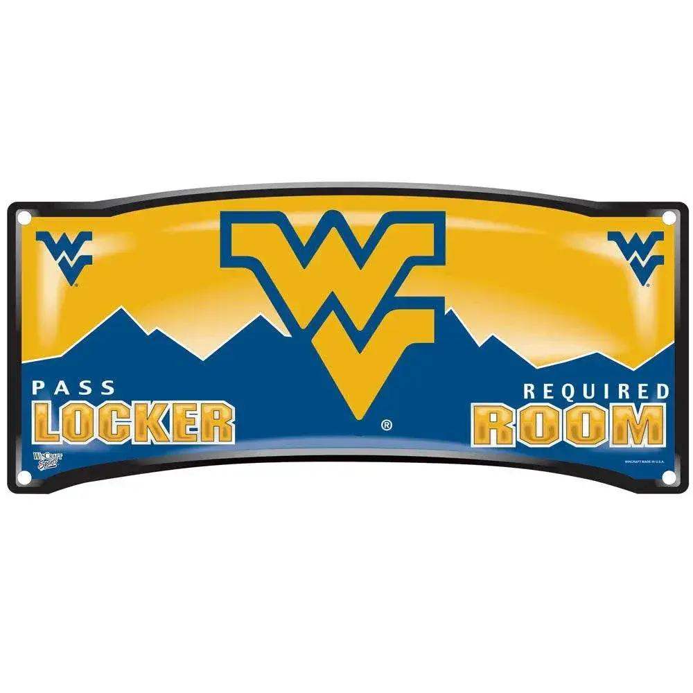  West Virginia Mountaineers Locker Room Sign 8x19 Plastic -  ToylandEU™