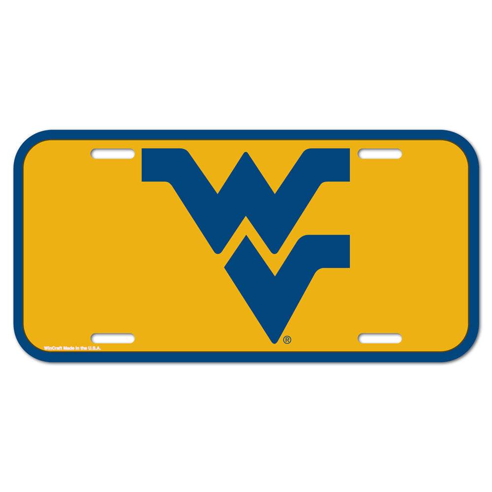 West Virginia Mountaineers Official License Plate Plastic - ToylandEU