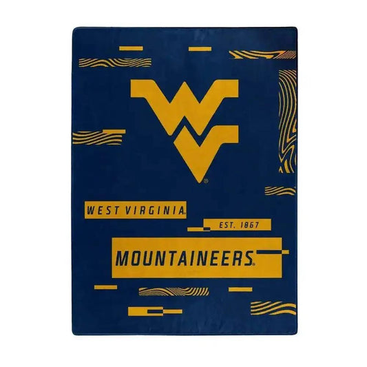 West Virginia Mountaineers Raschel Blanket 60x80 Digitized -  ToylandEU™